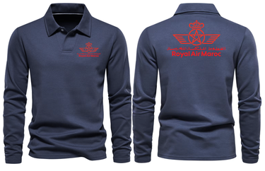 ROYAL AIR MARCO LONG SLEEVE POLO